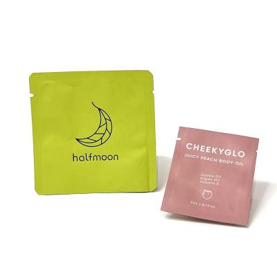 China Recyclable Custom Printed Plastic Sachet Heating Skin Care Shampoo Sealing Bag For Body Lotion for sale