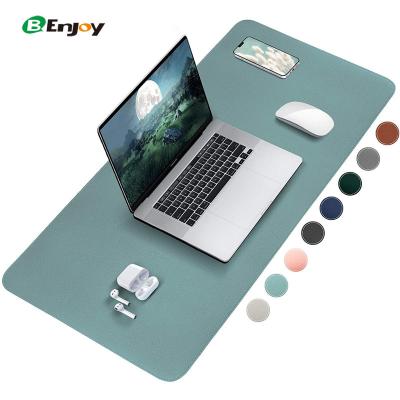 China New Colorful Waterproof Fashion Quilted Waterproof Leather Edge Edge PU Desk Protector Large for sale