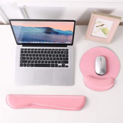 China With Ergonomic Wrist Rest Mouse Pad Memory Foam Cushion Wrist Rest For Keyboard And Mouse Set for sale