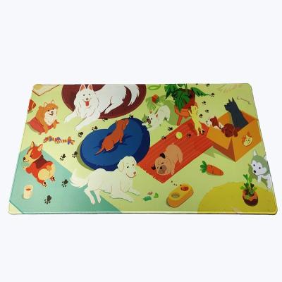 China Game Customized Printed Cute Cool Desktop XXL Cartoon Computer Keyboard Mouse Pad Gaming Pad for sale