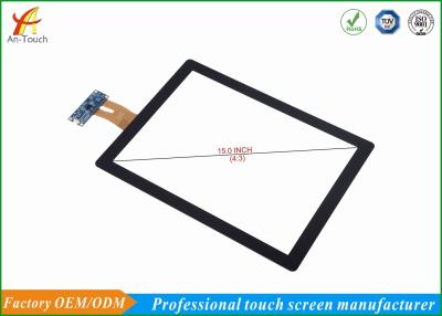 China Pantalla plana grande multi del panel táctil de 15 pulgadas para la tabla interactiva de la pantalla táctil en venta