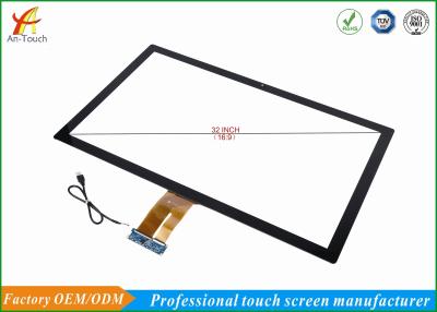 Cina Esposizione del touch screen della parte alta 32 con l'interfaccia USB/di I2C, abilità anti-interferenza in vendita