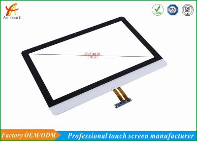 중국 투명한 방수 터치 패널 인조 인간을 위한 23.6 인치 10 접촉 점 판매용