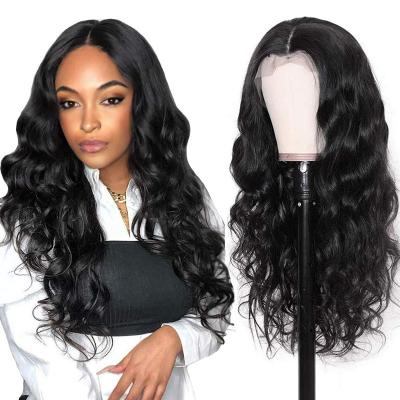 China Brazilian Remy Curly Hair Wig 4X4 13X4 13X6 100% Hd Virgin Body Wave Lace Front Wigs Indian Lace Frontal Wigs for sale