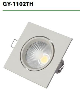 중국 GY-1102TH 6W는 찬성된 중단한 LED Downlights 95mm*95mm IP20 세륨을 네모로 합니다 판매용