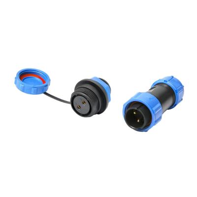 China Power SP17 2 Pin SP13 SP21 2/3/4/5/6/7/9 Pin Connector Aviation Waterproof Male To Female Panel Mount Waterproof Connector for sale