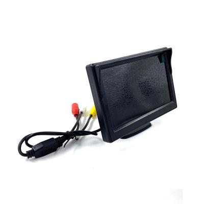 China Waterproof Two Way Car Monitor Universal AV Reversing Image Input Car Monitor HD LCD Display for sale