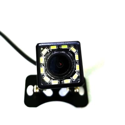 China Waterproof 12 Lights Car Reversing Camera Image Reversing Assistance System HD Camera With Lights for sale