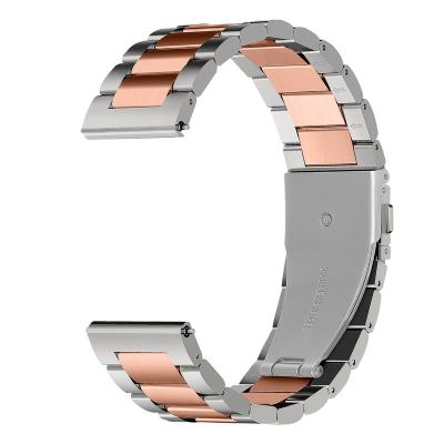 China Popular Wholesale Waterproof 18mm 20mm 20mm 22mm Stainless Steel Watch Band Strap For Samsung Gear S2 S3 For Huawei GT 1 2 3 for sale