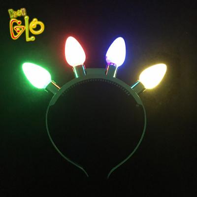 China Light Bulb Flasher Headband Brought By Party Celebration Party Decoration Fancy Festival for sale