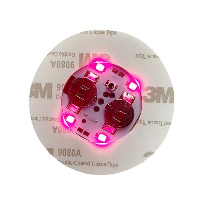 China 3 Flashes (Colorful Quick Flash OEM Acceptable Customize Beer Coaster Wine Bottle Logo Size Rgb Light Color Led Sticker for sale