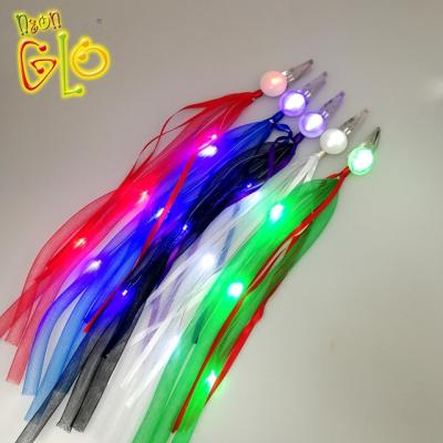 China Wonderful Corporate Costume Noodle LED Party Flashing Hair Clips for sale