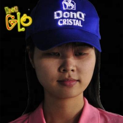 China COMMON Sports Gift Kids LED Fiber Baseball Cap for sale