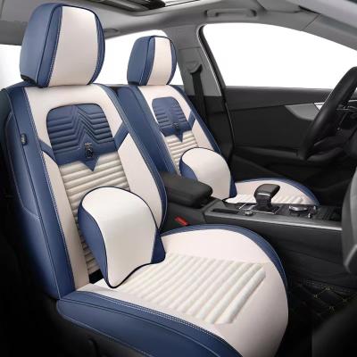 China Five-Seat durable waterproof leather car health universal hot sale can be customized logo car waterproof unisex seat covers for sale