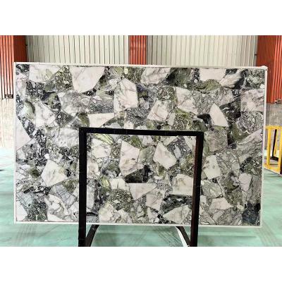 China Brazilian Jade Counter Light Green Bathroom Vanity Amazon Ice Dining Table Tops Onyx Jadeite Wall Decor Modern Marble Cool Slab for sale