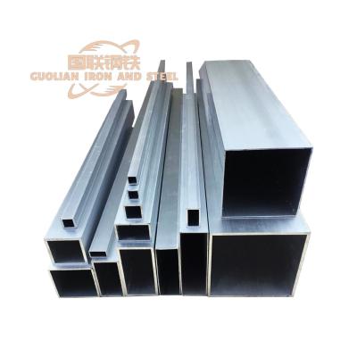 China 6063 6061 Aluminum Square Tube Flat Rectangular Aluminum Tube for sale