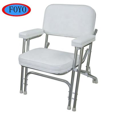 China White UV Resistant Marine/Saiboat/Yacht/Boat/Vinyl 304 Stainless Steel Boat Chair For Marine Boat for sale