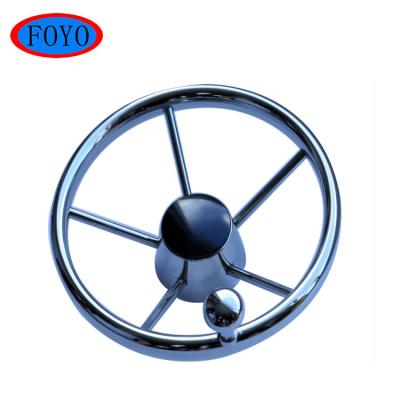 China High Polished Stainless Steel Steering Wheel For Boat 11