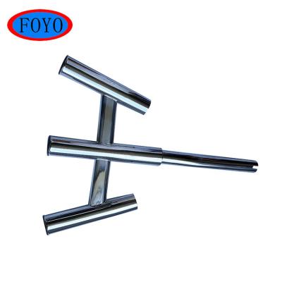 China Stainless Steel Marine Hardware Accessories Durable Stainless Steel Multiple Rod Holder with 3 Tubes for Boat Yacht for sale