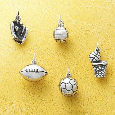 China Custom Sports Ringcal Charms For Jewelry Making Graduation Designer Charms For Diy Sports Bracelet Initial Custom Necklace Bracelet for sale