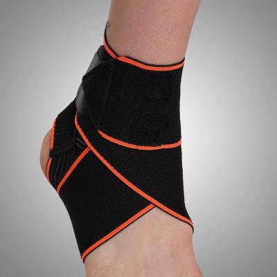 China Convenient Professional Breathable Elastic Women Men's Custom Sports Ankle Support Brace Wrap Sprain Straps for sale