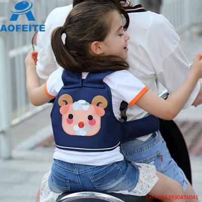 China Eco-Friendly New Design Elastic Motorcycle Safe Riding Harness For Kids Hold Vest Safety Seat Belt for sale