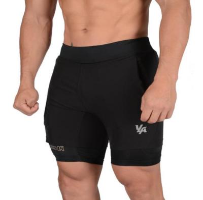 China Anti-wrinkle factory price custom 100% nylon athletics gym shorts printed mens sport shorts from china factory for sale