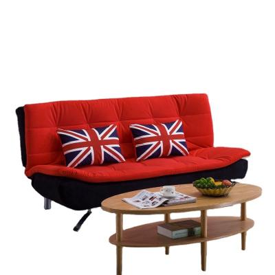 China Simple Modern Canvas Living Room Extended Sofa Bed Multifunctional Foldable Sponge Latex Sofas Dual Use Sofa Bed for sale