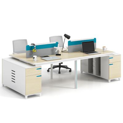 China Color Matching Convertible Modern Manager Executive Computer Workstation Office Furniture PC Desk for sale