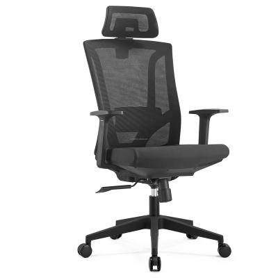 China Hot Sale Wholesale Home Mesh Executive Ergonomic Office Chair Swivel Adjustable (Height) for sale