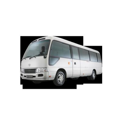 China 7 meters tourist vehicles Japan LHD bus Low price luxury coach used coaster bus 30 seats for sale