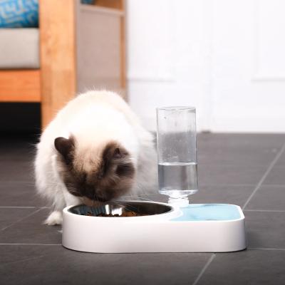 China Feeder Original Moisture-Proof Dual-Use Automatic Watering Cat Pet Mouth Bowl Dog Drinking Basin for sale