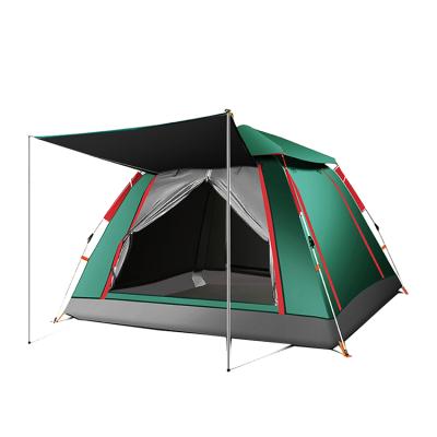 China Extended Type Light Weight Waterproof Outdoor Automatic Quick Big Pop Up Hub Camping Tent With Low Shipping for sale