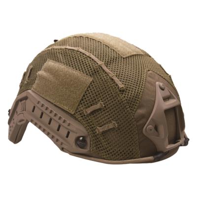 China Easy To Wear Good Quality Customized Lightweight Mesh Fabric Tactical Military Helmet Cover For Sale for sale