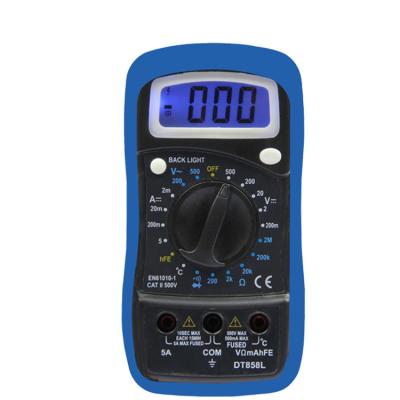 China CE Digital Multimeter With Backlight With Temperature Test DT858L DT858L CE for sale