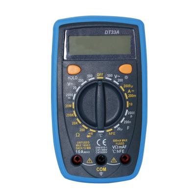 China Digital DT33A Multimeter With Capacitance Pocket Function DT33A for sale