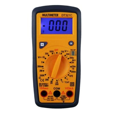 China Handheld Multimeter DT321C With Popular Temperature Backlight DT321C for sale