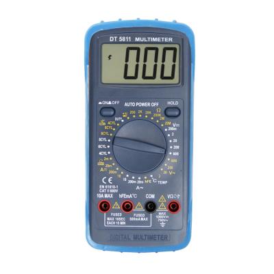 China DT5811 Automotive Multimeter With Buzzer Temperature With Duty Cycle With Dwell Angle With Tachometer With Data Stand Auto Power Off CE DT5811 for sale