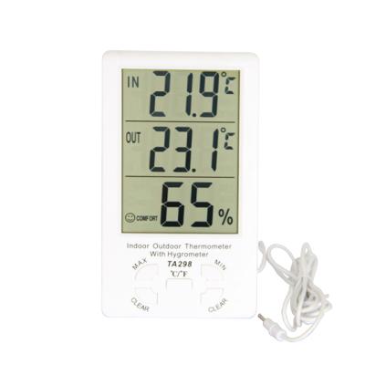 China TA298 Digital Thermometer With Humidity Indoor&Outdoor Thermometer TA298 for sale