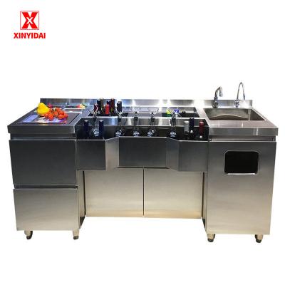 China Restaurant and bar Commercial cocktail bar furniture complete bar equipment for sale