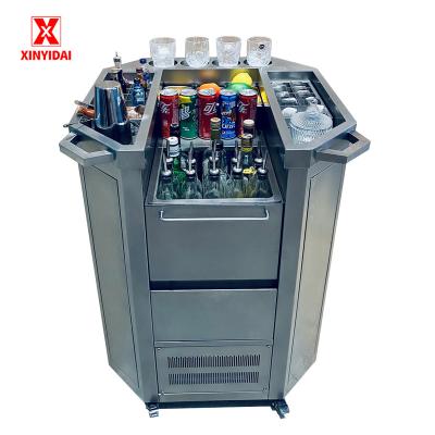 China Customizable/high quality Mobile outdoor customized mobile cocktail bar Mobile bartender cocktail bar for sale