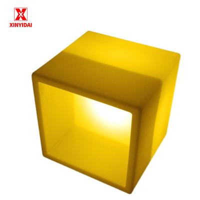 China Durable Luminous bar display cabinet Wine cabinet Luminous cube cabinet for sale