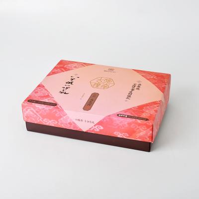 China Custom Recycled Materials Pinkscuit Packaging Box Accept OEM&ODM White Pastry Bakery Box Kraft Cardboard Box Keeps Pastries Safe Transparent Lid for sale