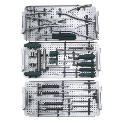 China Orthopedic surgery orthopedic surgical instruments for spinal pedical screws and rods for sale