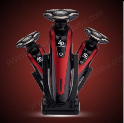 China Triple Blade RAYCO 3 in 1 LCD waterproof grooming set high quality rechargeable electric shaver for men for sale