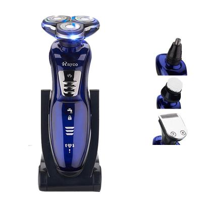 China Wholesale Triple Blade Rechargeable Waterproof Razor With Hair Trimmer for sale