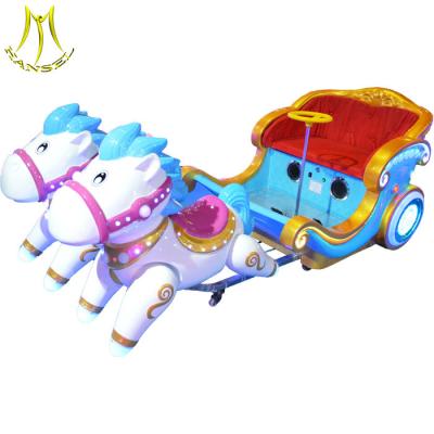 China Hansel outdoor playground amusement park electric horse toy rides for sale