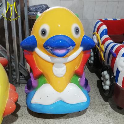 China Hansel coin operated fiberglass kiddie rides amusement park toy for sale for sale