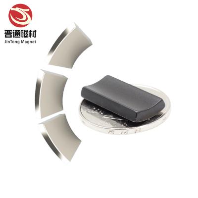 China Industrial Magnet Rare Earth Neodymium Tile Arc Segment NdFeB Strong Sintered Permanent Magnetic Magnet for sale