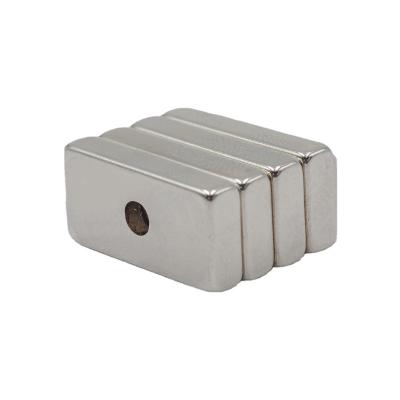 China Super Powerful Industrial Magnet Sintered Neodymium Permanent Magnet Block Magnet for sale